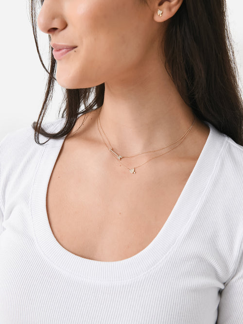 Adina Reyter Women's Pavé Arrow Necklace