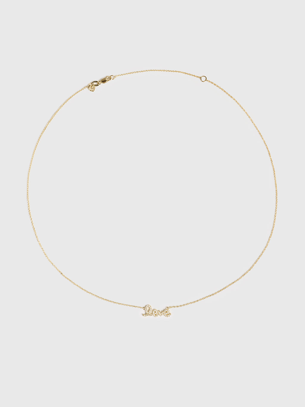 Sydney Evan Diamond Small Love Necklace - Saint Bernard
