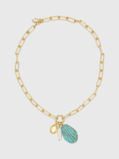 Mignonne Gavigan Natalia Charm Necklace - Saint Bernard