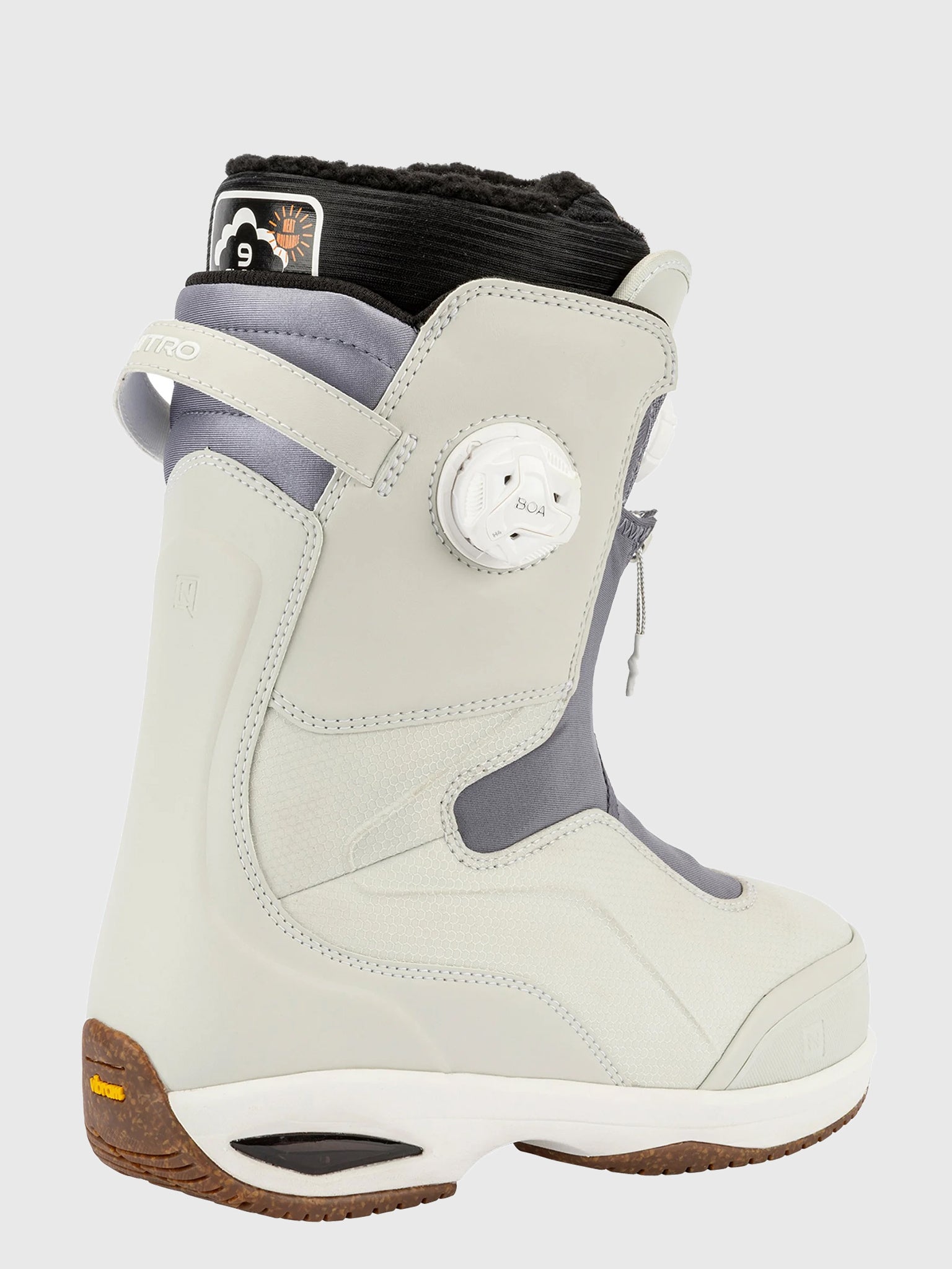 boots snowboard femme nitro Team Boa 2026 - 12.5 in Black Engineered with Nitros renowned boot Nitro Crown BOA Womens Snowboard