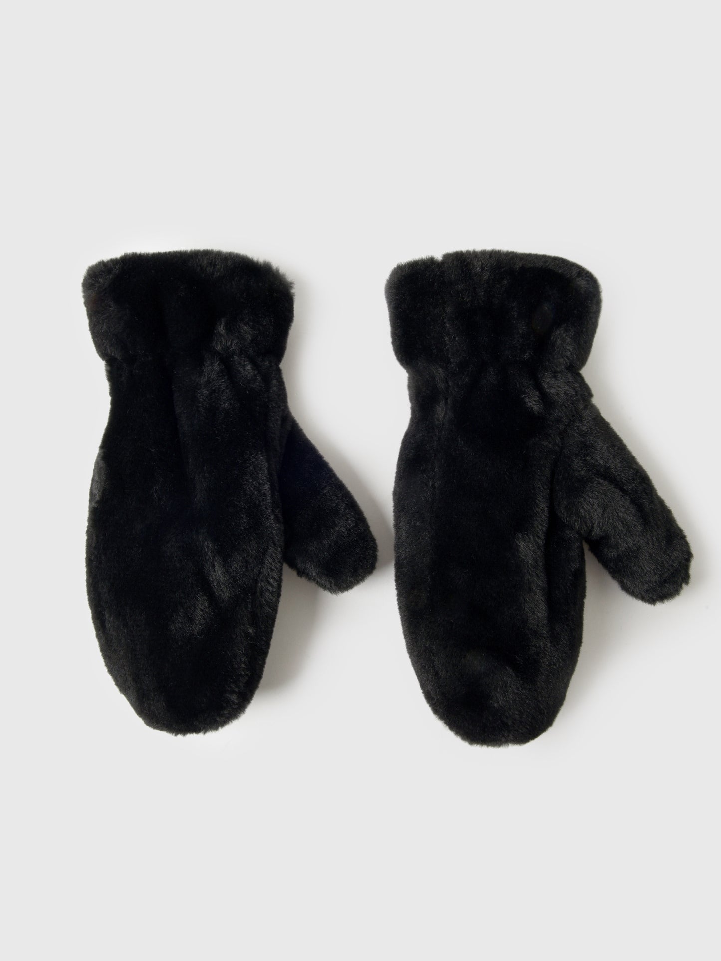 Hat Attack Women's Faux Fur Mittens - Saint Bernard