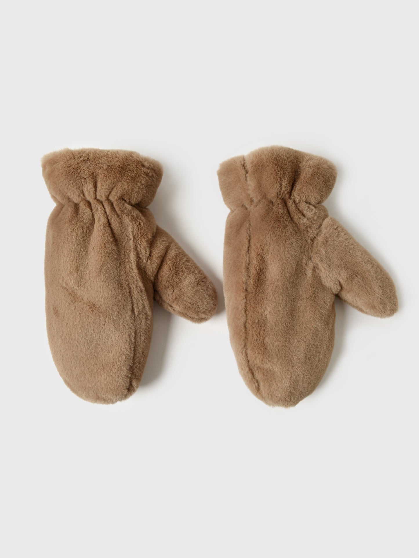 Hat Attack Women's Faux Fur Mittens - Saint Bernard