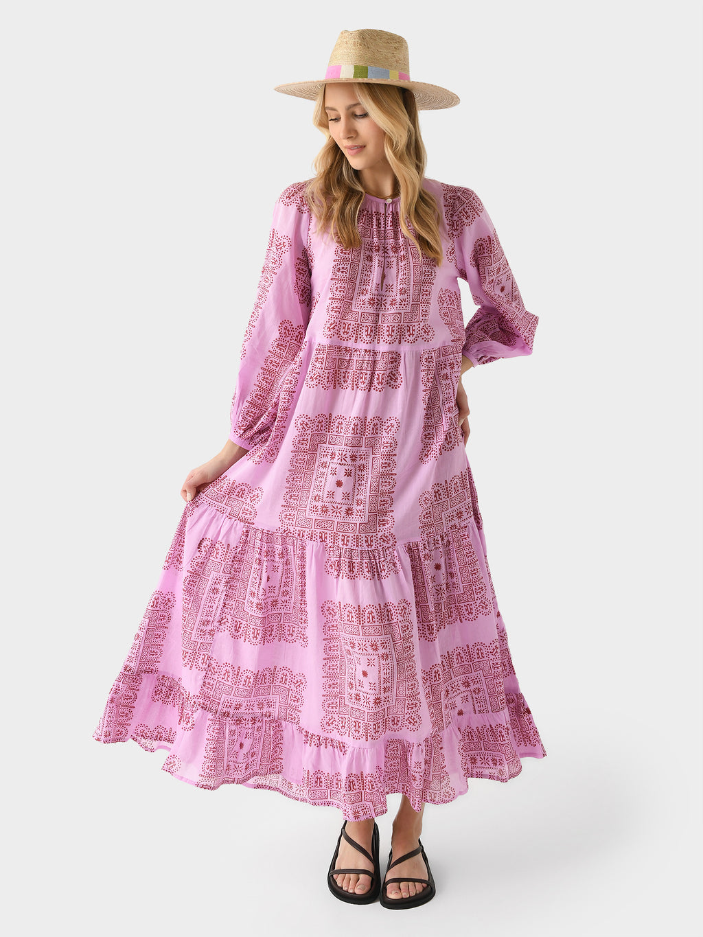 Antik Batik Women's Nalii Maxi Dress - Saint Bernard