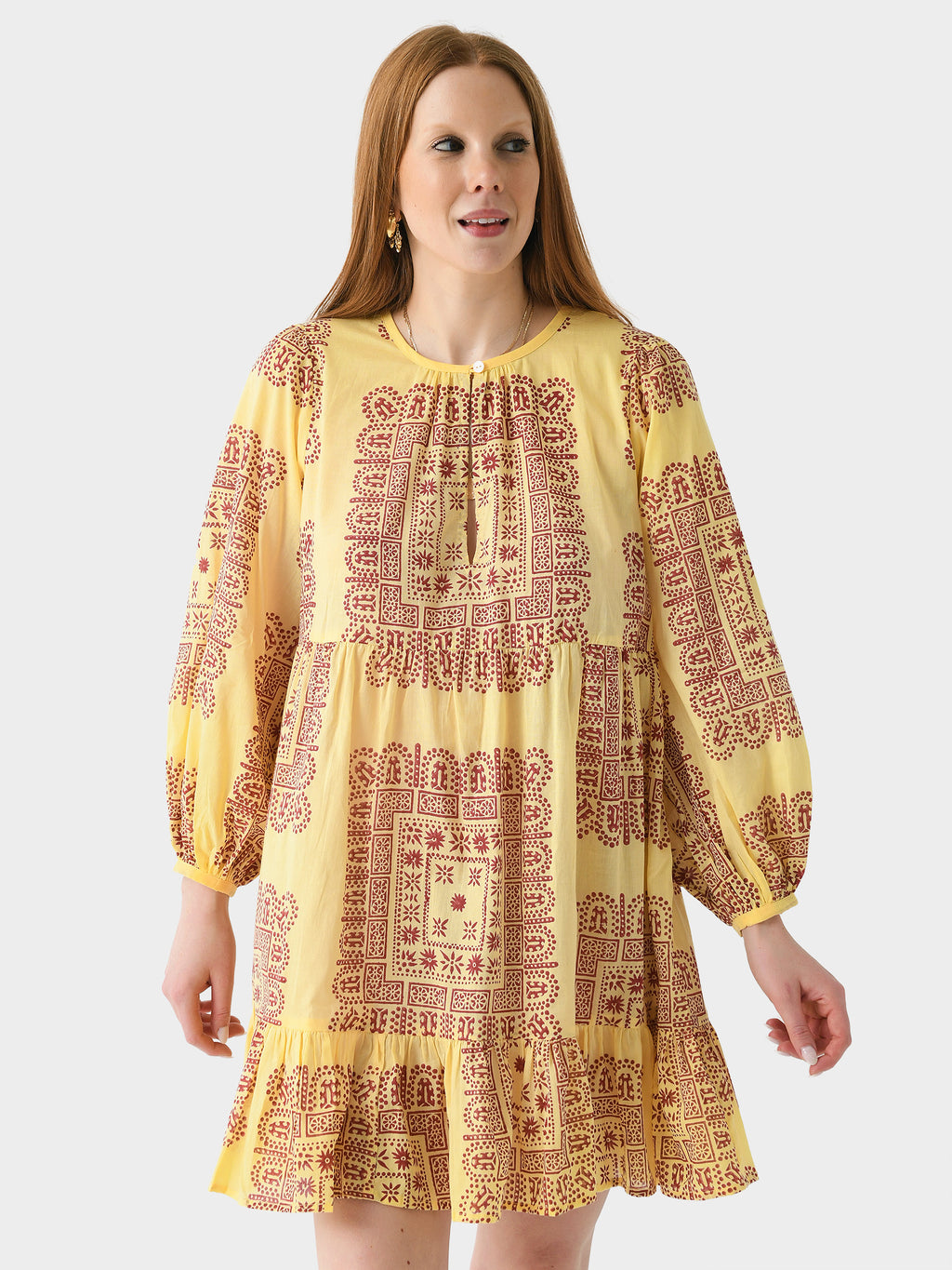 Antik Batik Women's Nalii Mini Dress - Saint Bernard