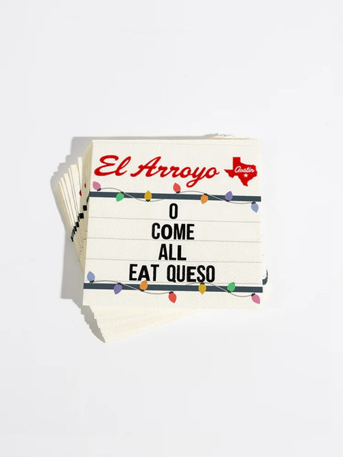 Cozumel Publishing Company Eat Queso Cocktail Napkins