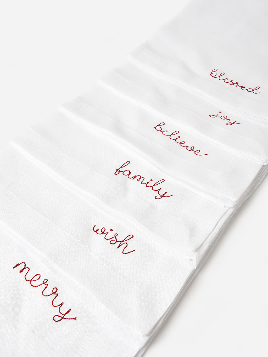 Barioles Casa Set of 6 Holiday Table Linens - Saint Bernard