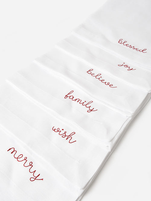 Barioles Casa Set of 6 Holiday Table Linens