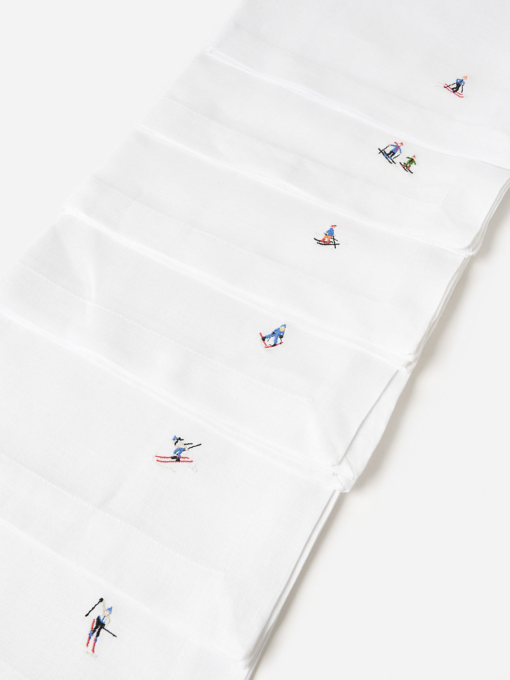Barioles Casa Set of 6 Holiday Table Linens - Saint Bernard