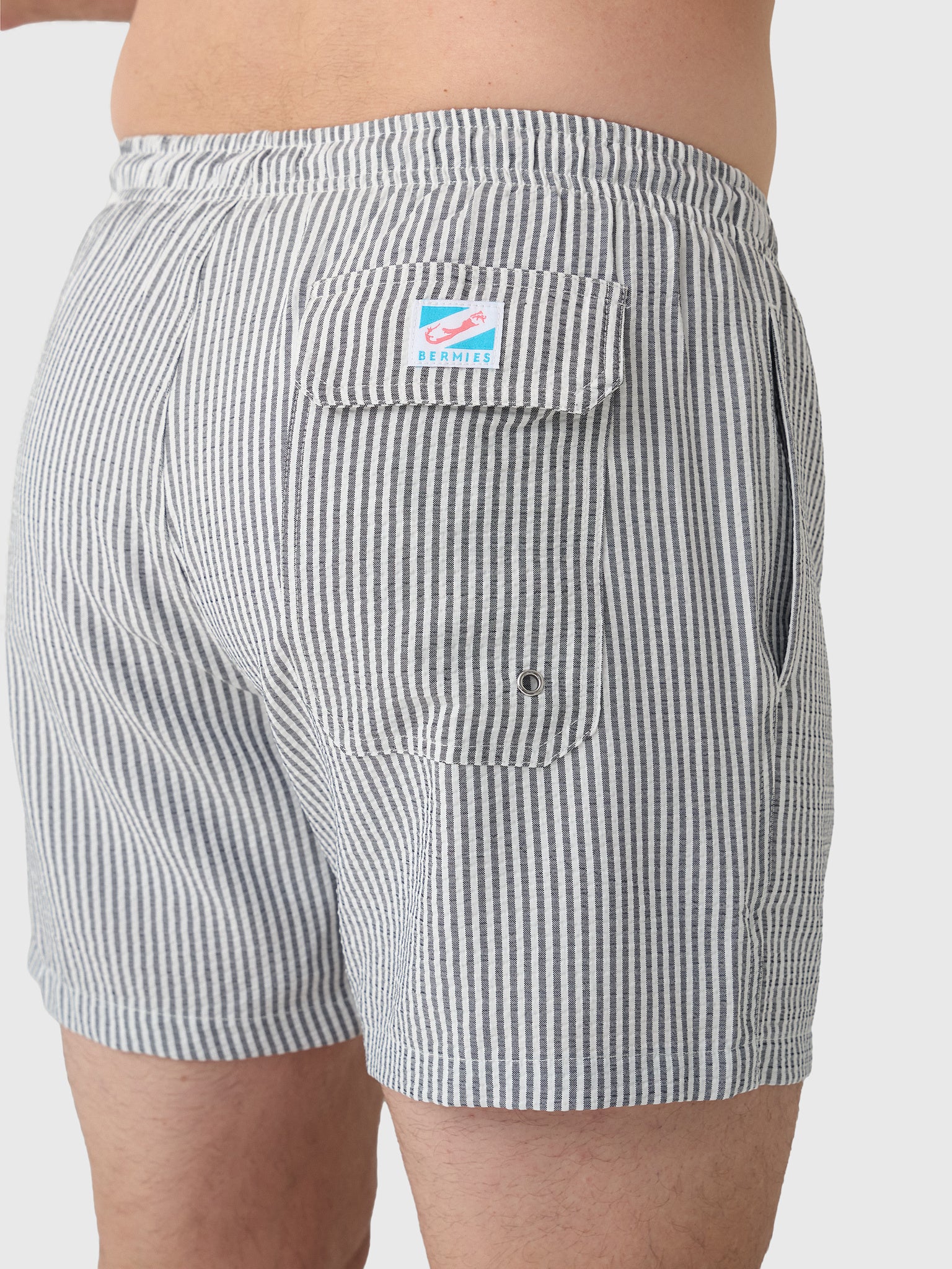 Bermies Men's Navy Swim Trunk - Saint Bernard