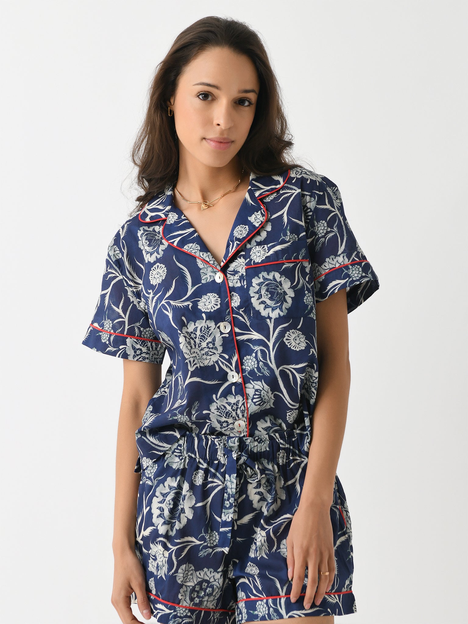 The Lazy Poet Women's Nina Claire Pajama Set - Saint Bernard