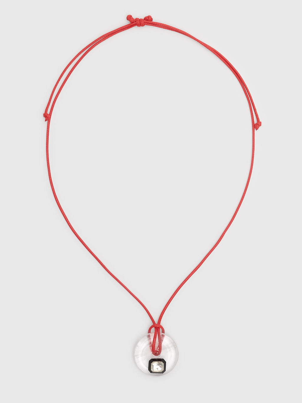 Timeless Pearly Glass Donut Necklace - Saint Bernard
