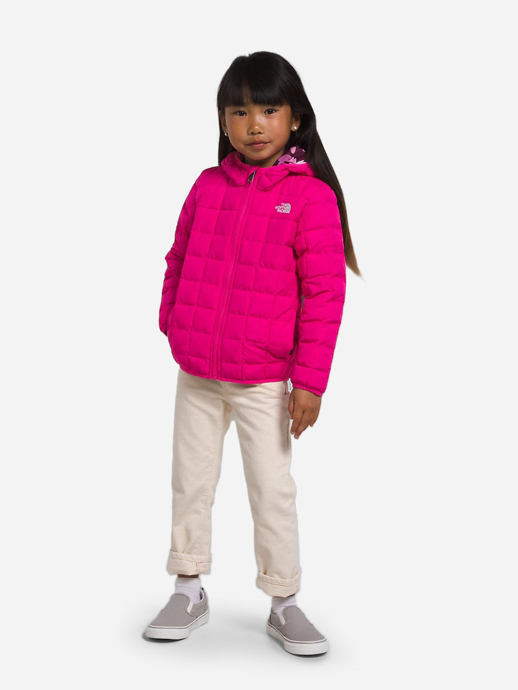 The North Face Girls' Reversible ThermoBall™ Hooded Jacket - Saint Bernard