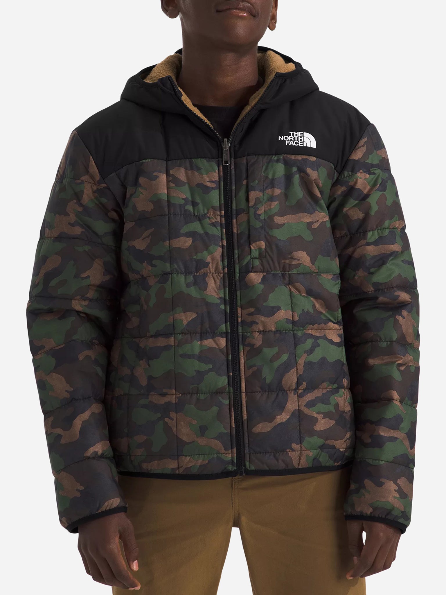 The North Face Boys’ Reversible Shasta Full-Zip Hooded Jacket - Saint Bernard