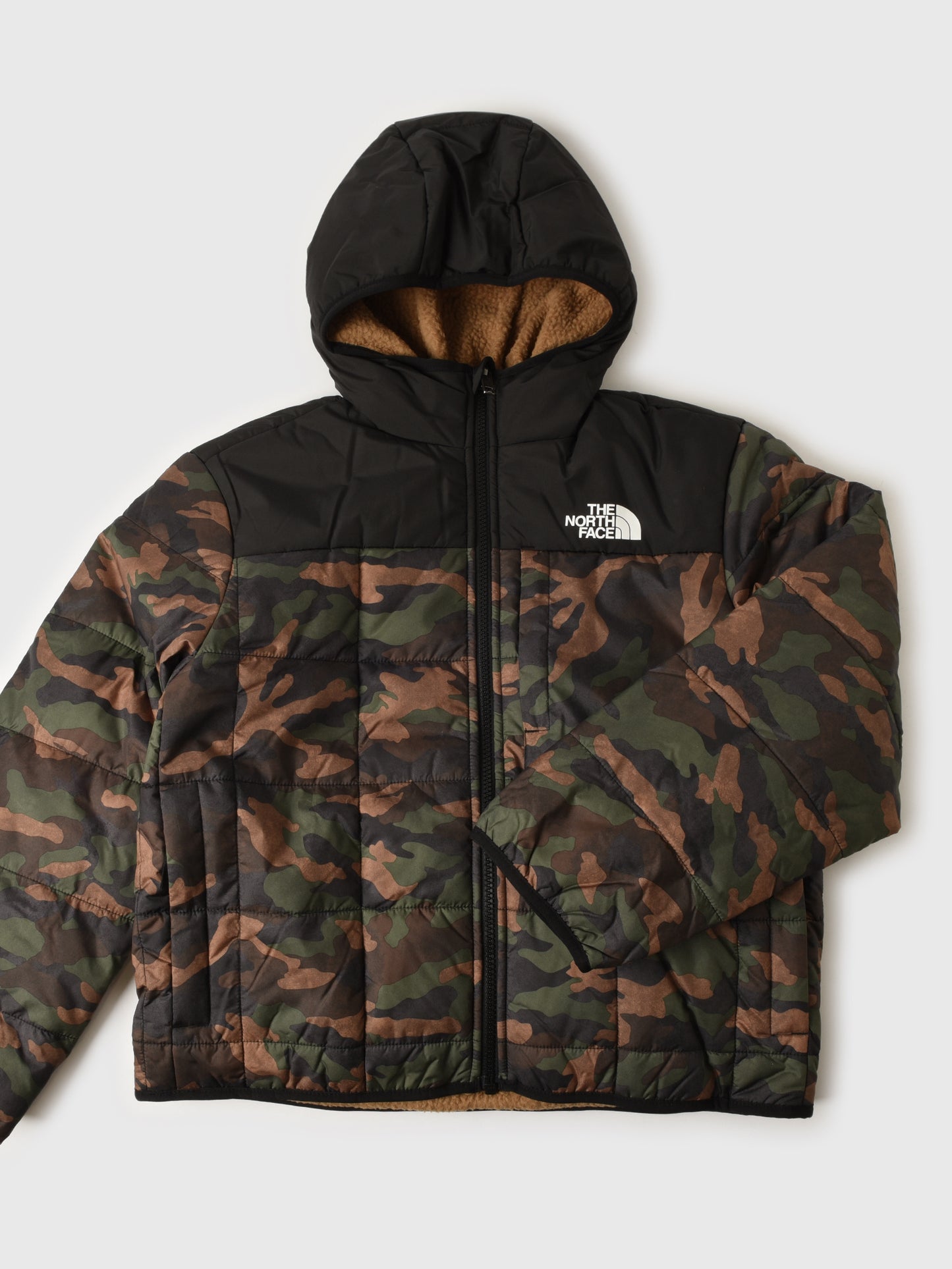 The North Face Boys’ Reversible Shasta Full-Zip Hooded Jacket - Saint Bernard