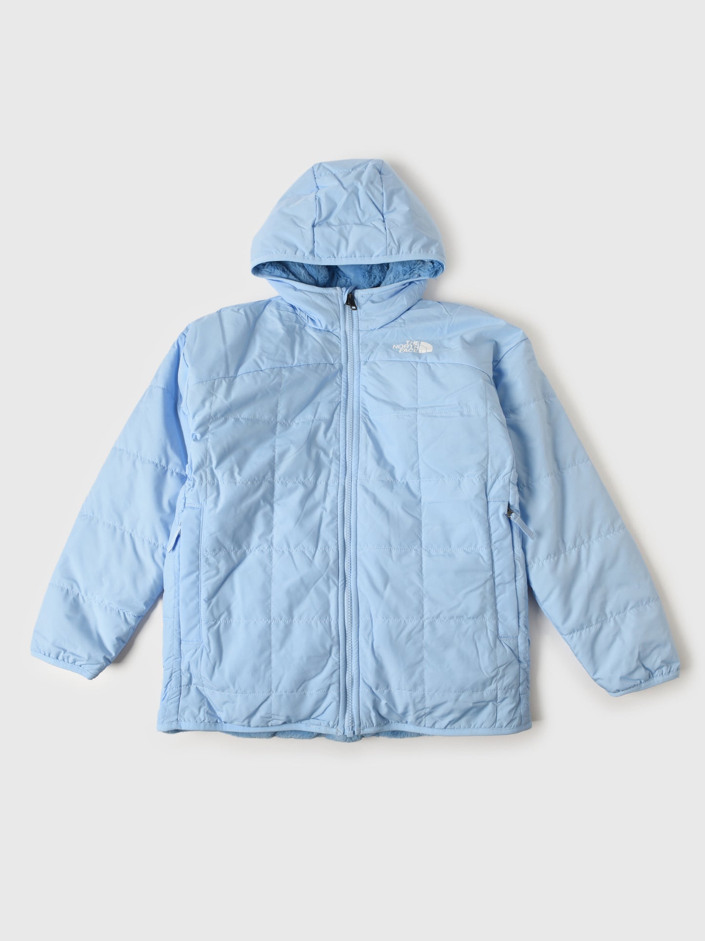 The North Face Girls’ Reversible Shasta Short Parka - Saint Bernard
