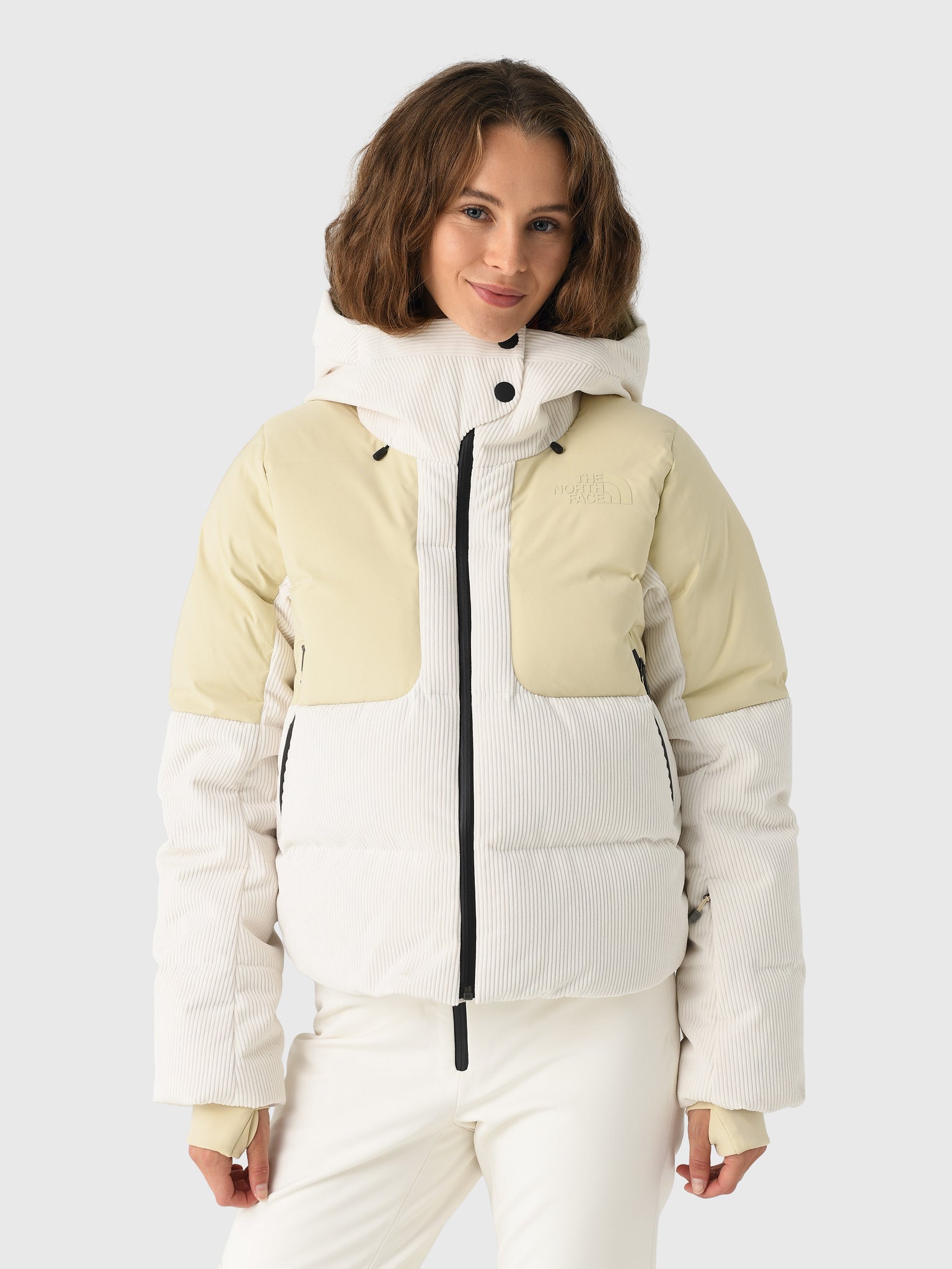 The North Face Women's Cold Spell Cropped Down Corduroy Jacket - Saint Bernard