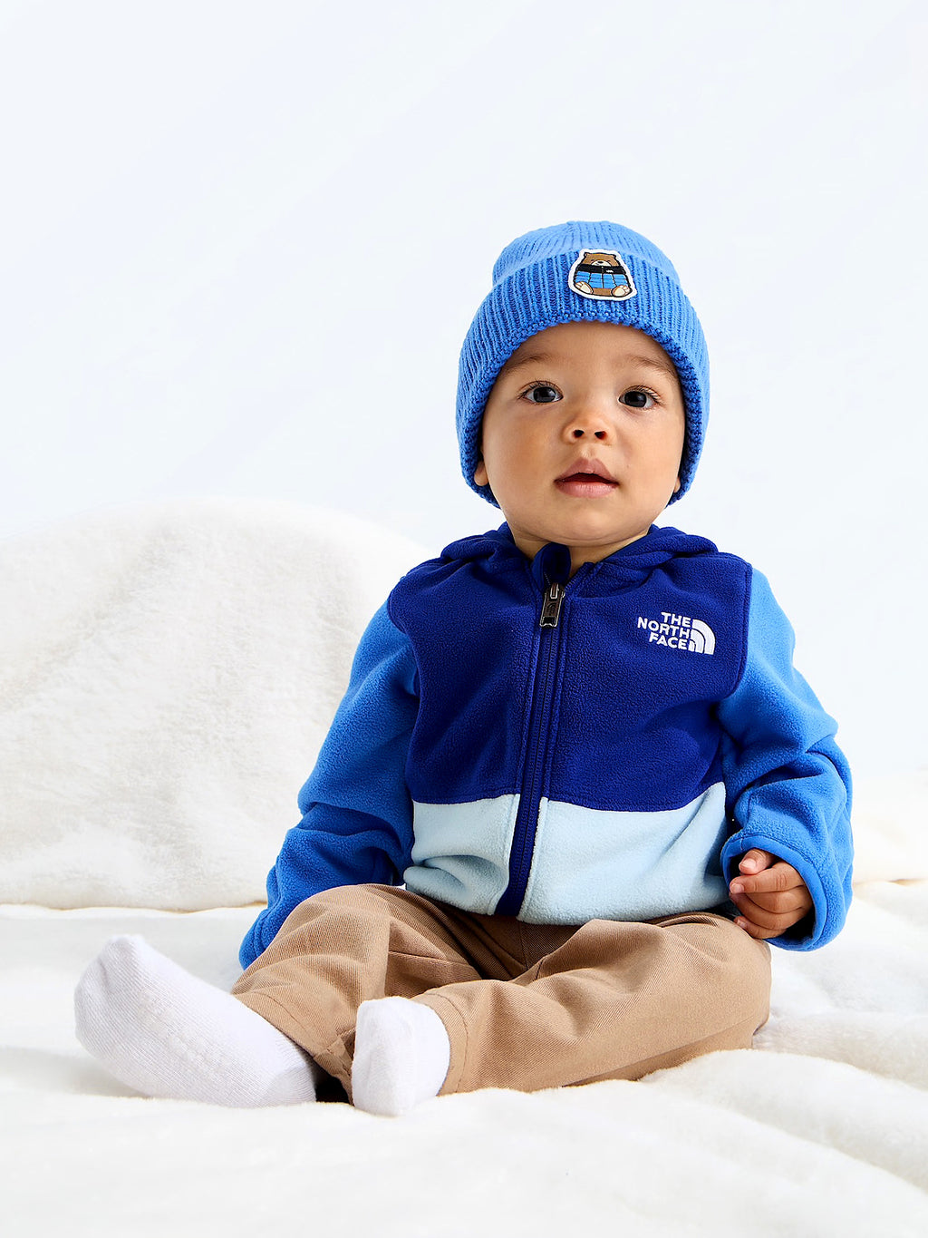 The North Face Baby Glacier Full-Zip Hoodie - Saint Bernard