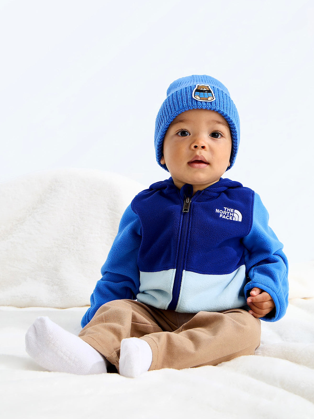 The North Face Baby Glacier Full-Zip Hoodie - Saint Bernard