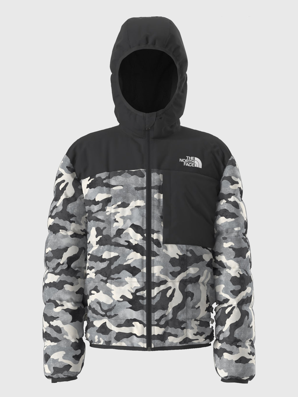 The North Face Boys’ Reversible Shasta Full-Zip Hooded Jacket - Saint Bernard