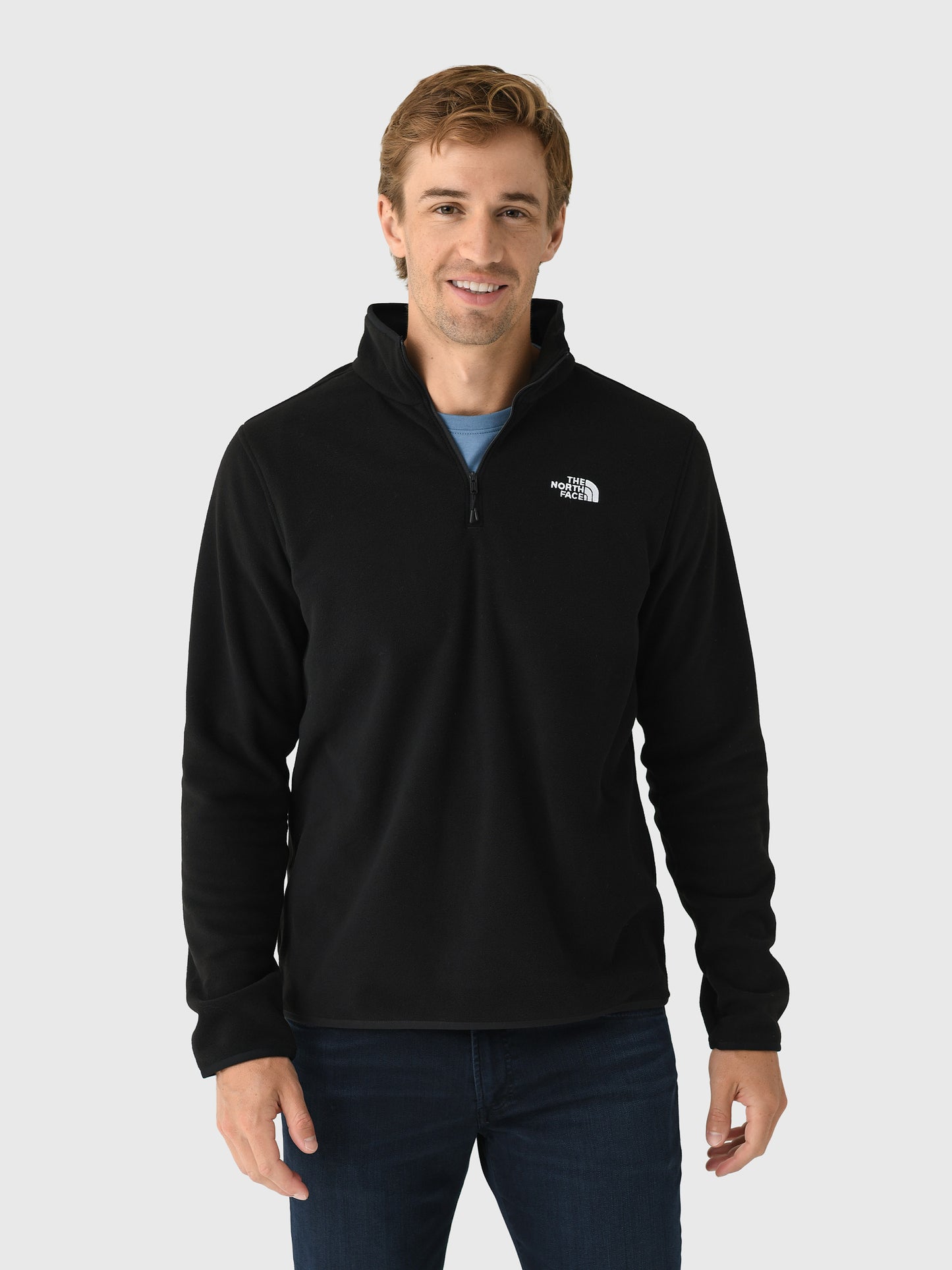The North Face Men's Glacier Quarter-Zip Pullover - Saint Bernard