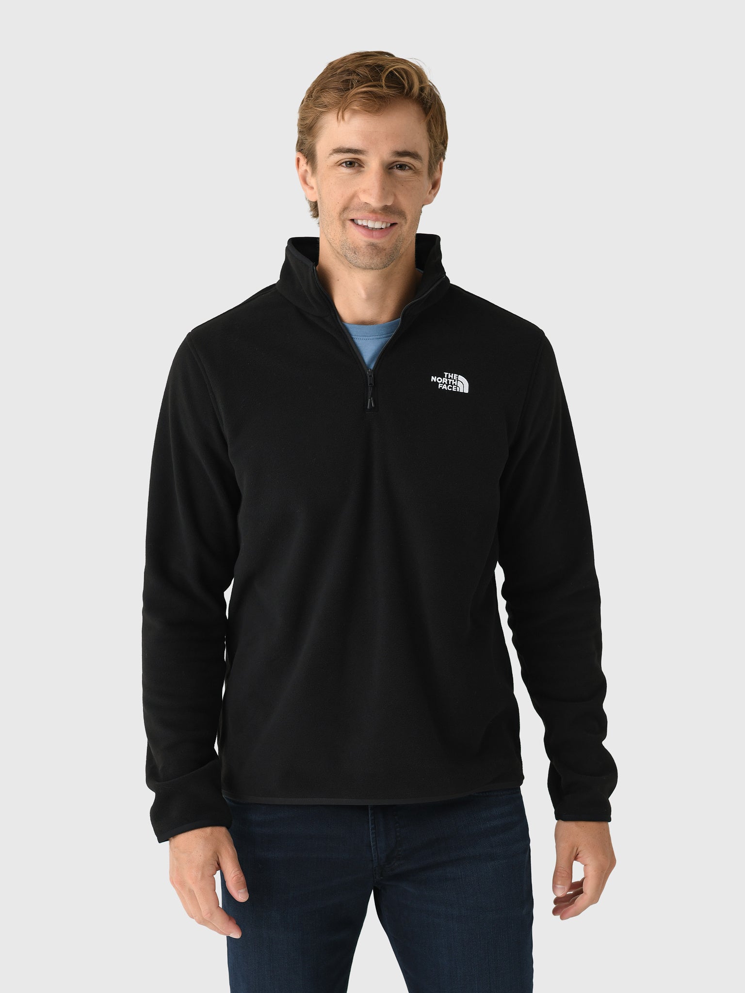 The North Face Men's Glacier Quarter-Zip Pullover - Saint Bernard