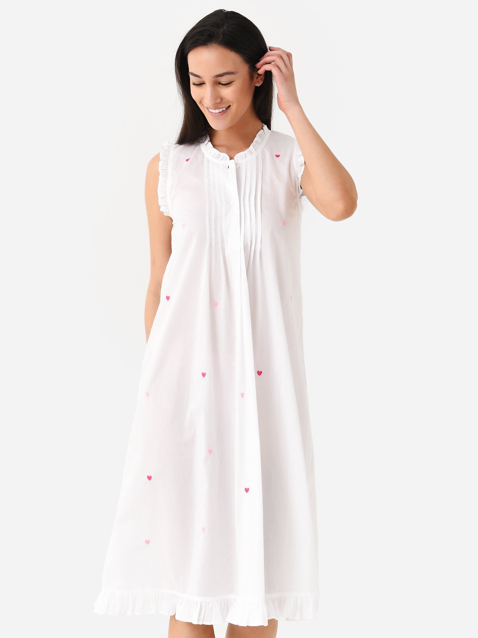 Lenora Women's Josie Ruffle Nightgown - Saint Bernard