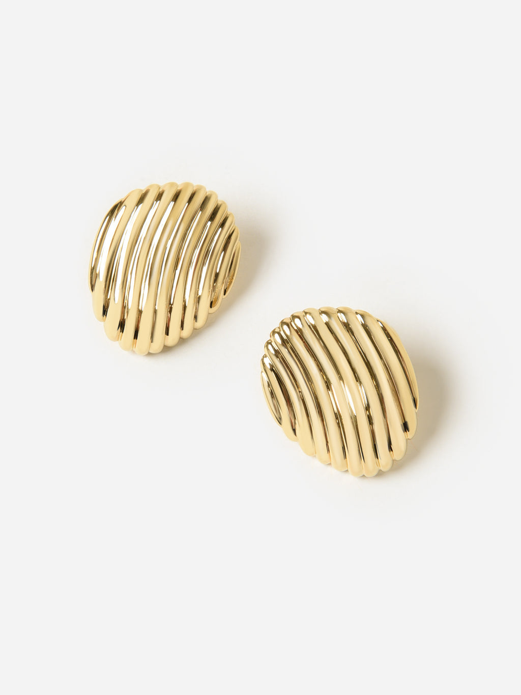 Nina Gordon Small Paloma Dome Earrings - Saint Bernard
