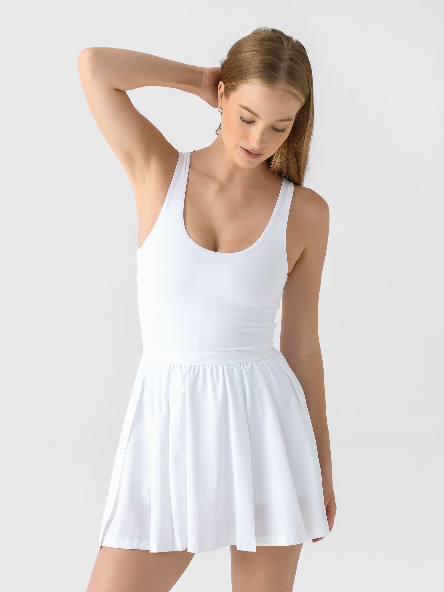 Beyond Yoga Women's Score Pleated Dress - Saint Bernard