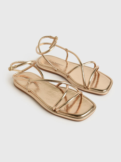 Loeffler Randall Women's Noor Leather Flat Sandal