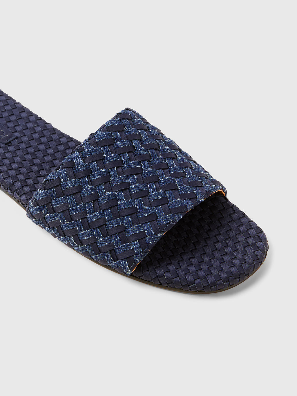 Naghedi Women's St. Barths Double Weave Slide Sandal - Saint Bernard