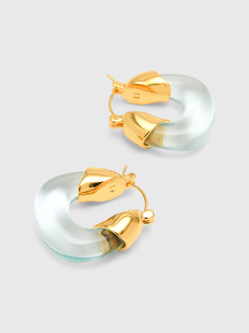 Lizzie Fortunato Mini Organic Hoop Earrings - Saint Bernard