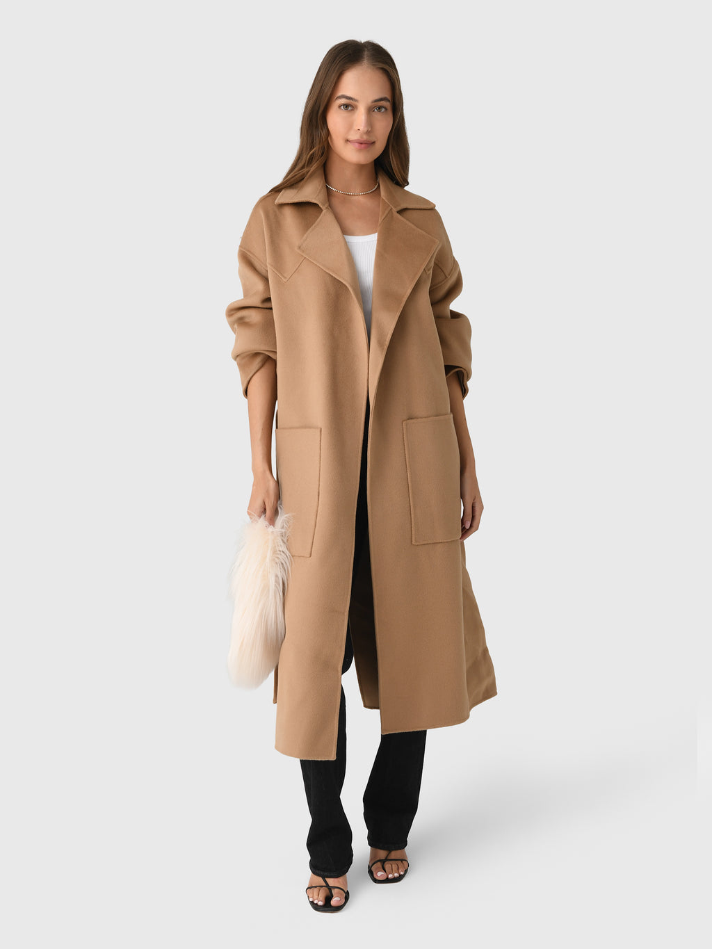 Nanushka Women's Alamo Robe Coat - Saint Bernard