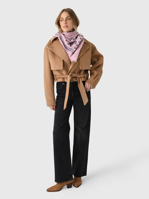 Nanushka Women's Satoyo Wool Silk Jacket