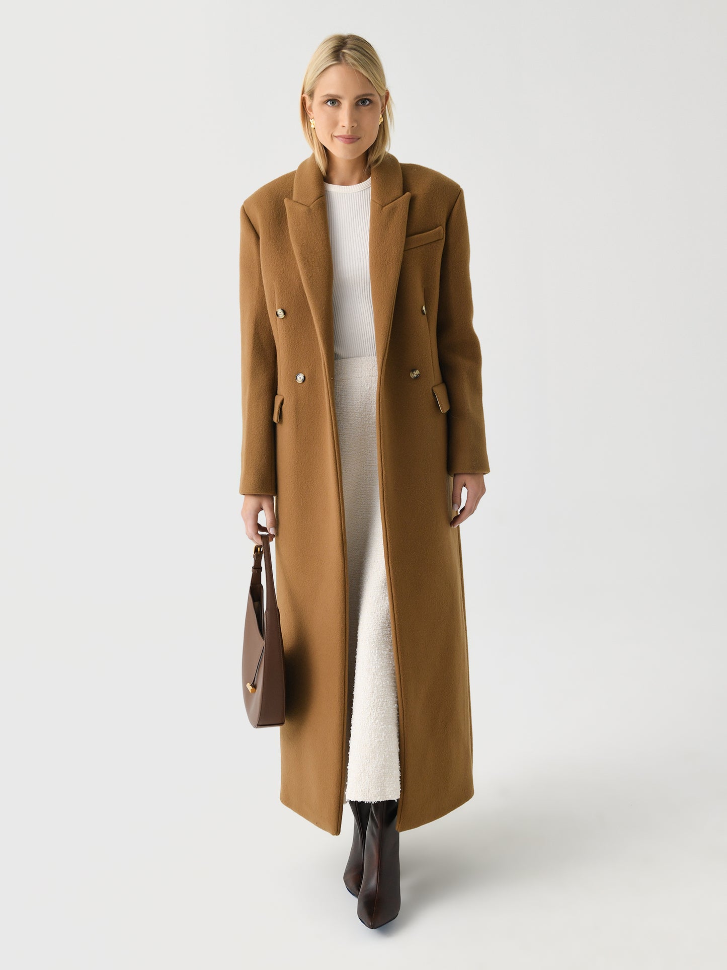 Nanushka Women's Ferris Wool Coat - Saint Bernard