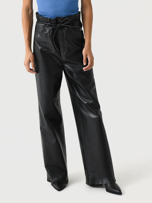 Nanushka Women's Harlee Regenerated Leather Pant