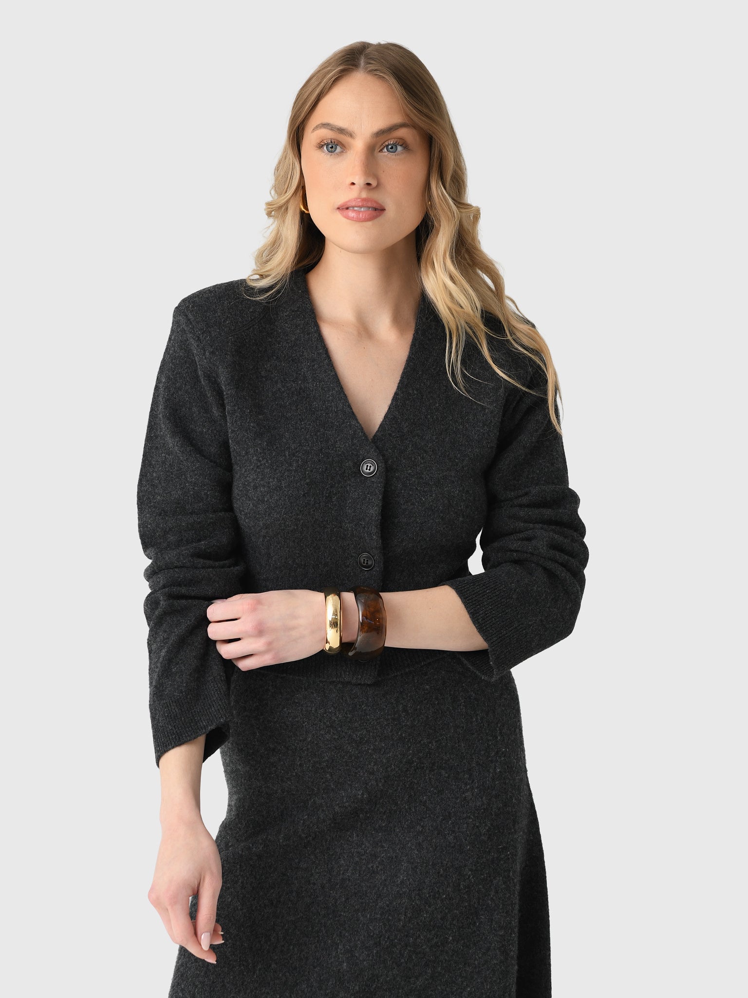 Nanushka Women's Raddix Merino Cardigan - Saint Bernard