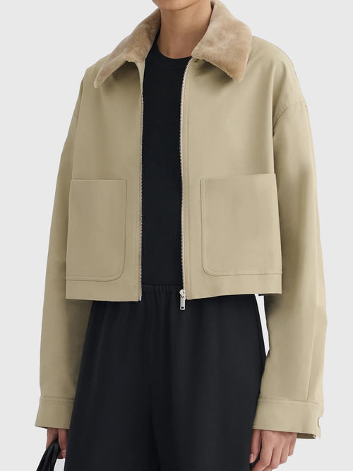 Nanushka Women's Phebe Cropped Jacket
