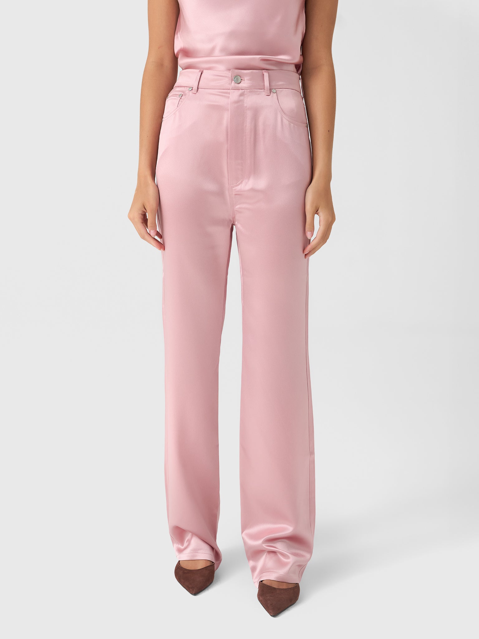 Nanushka Women's Tita Satin Pant - Saint Bernard