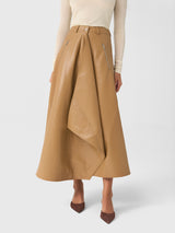 Nanushka Women's Neith Alt-Leather Skirt - Saint Bernard