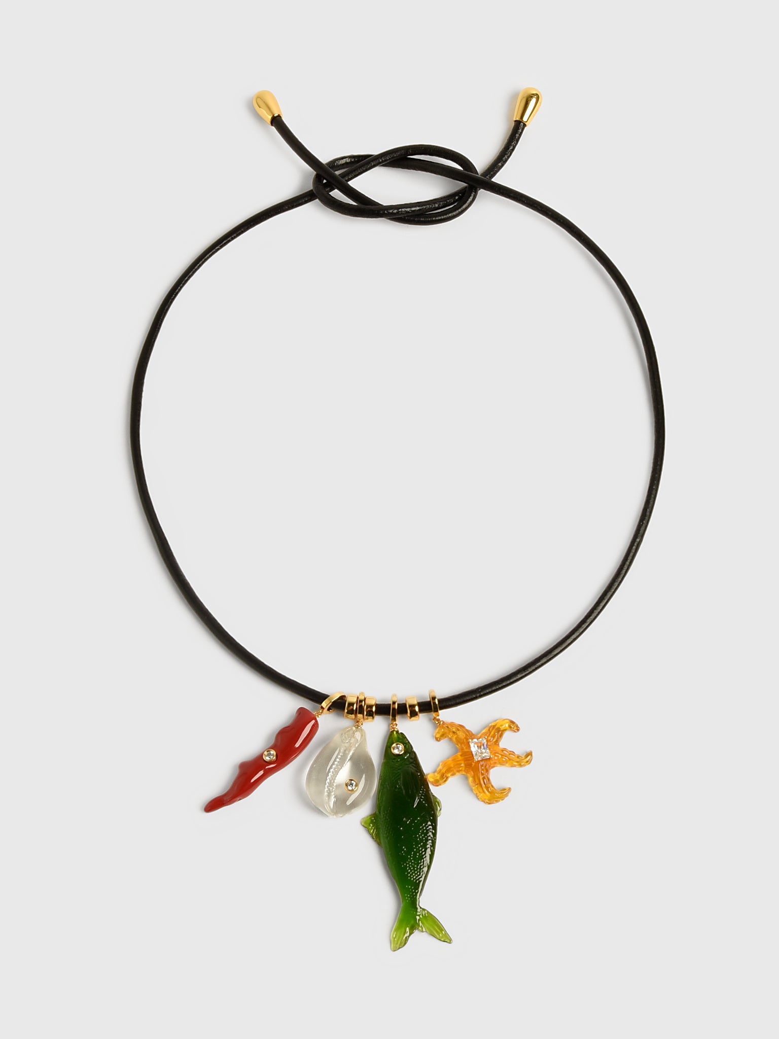 Eliou Sea Charm Wrap Necklace - Saint Bernard