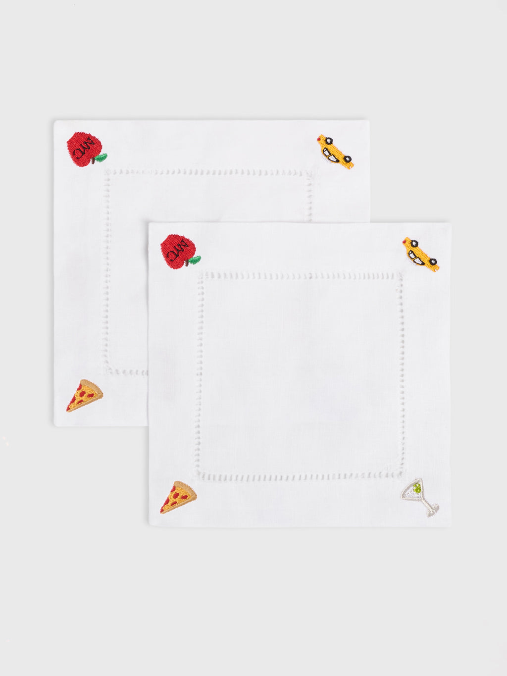 Abbode NYC Icon Cocktail Napkin Set - Saint Bernard