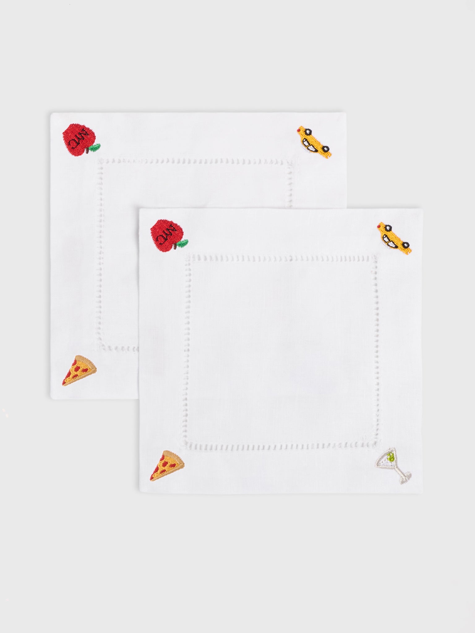 Abbode NYC Icon Cocktail Napkin Set - Saint Bernard