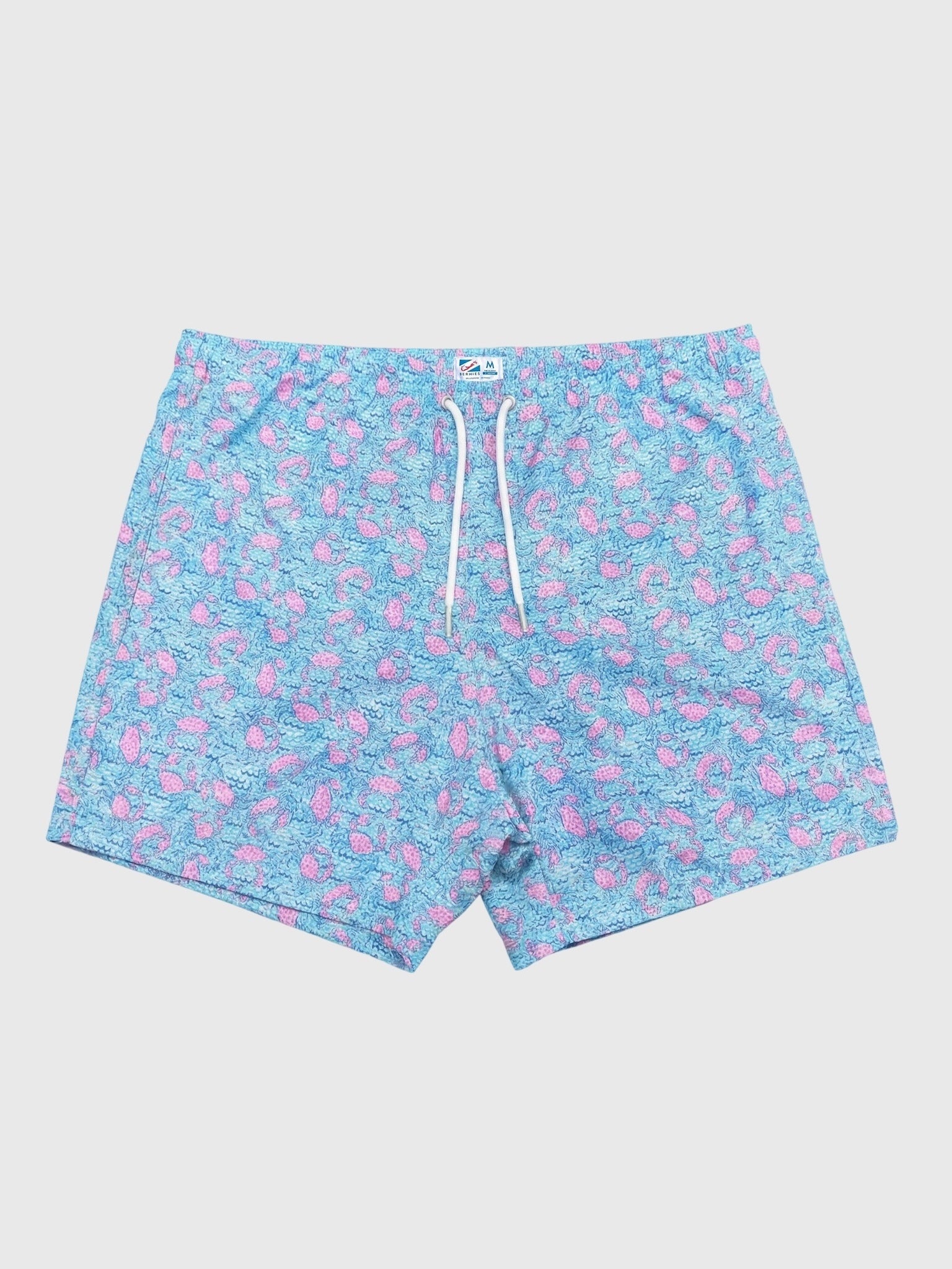 Bermies Men's Ocean Crabs Swim Trunk - Saint Bernard
