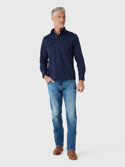 Mizzen+Main Men's Warren Overshirt - Saint Bernard