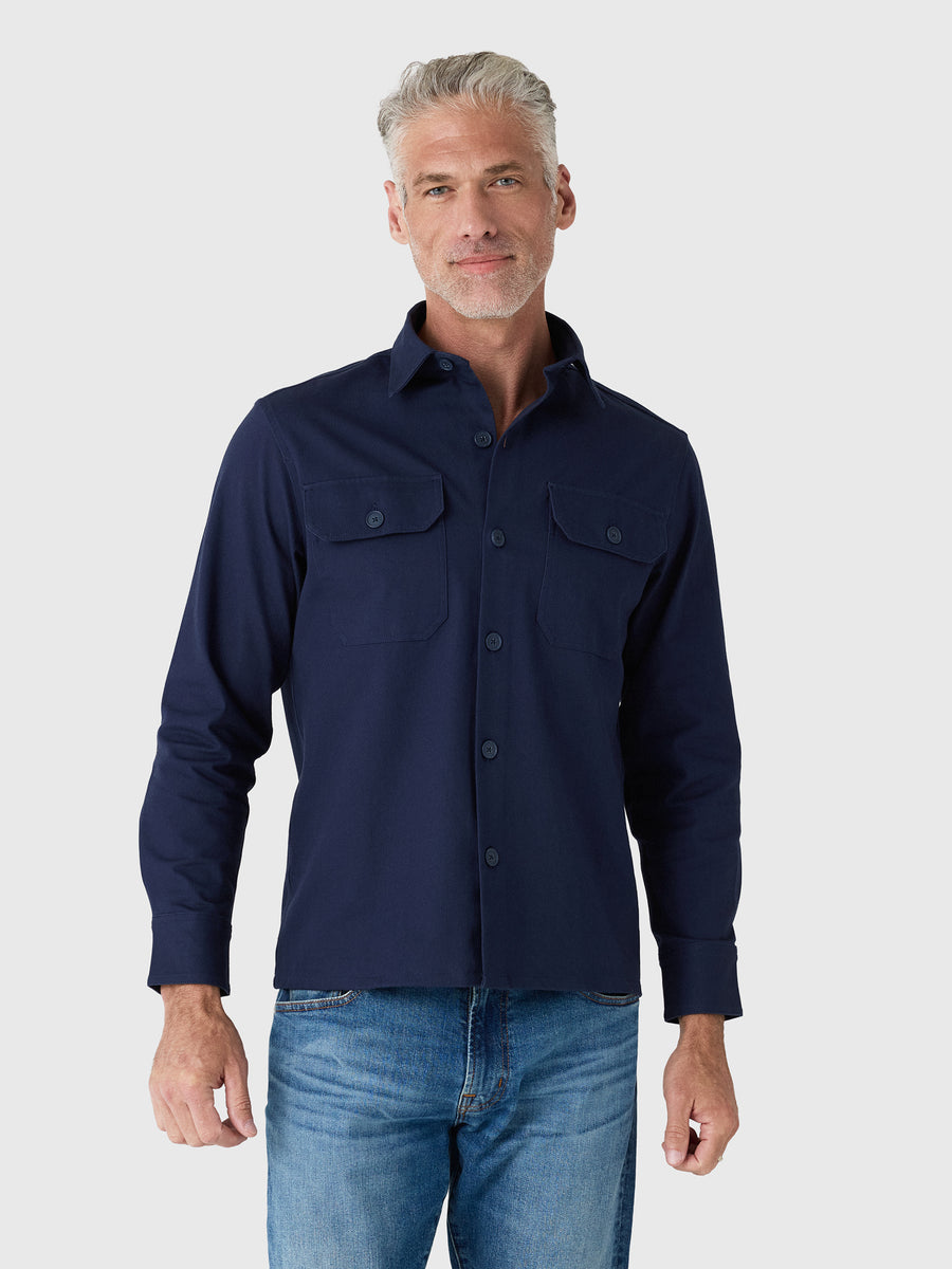 Mizzen+Main Men's Warren Overshirt - Saint Bernard