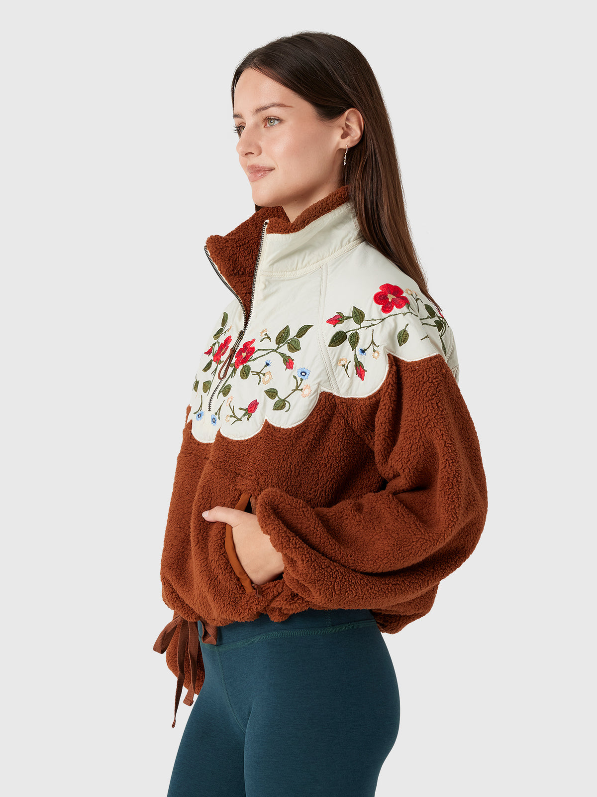 The Great Outdoors Women's The Plush Wildflower Pullover - Saint Bernard