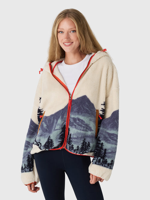 The Great Outdoors Women's The Plush Horizon Full Zip Jacket - Saint Bernard