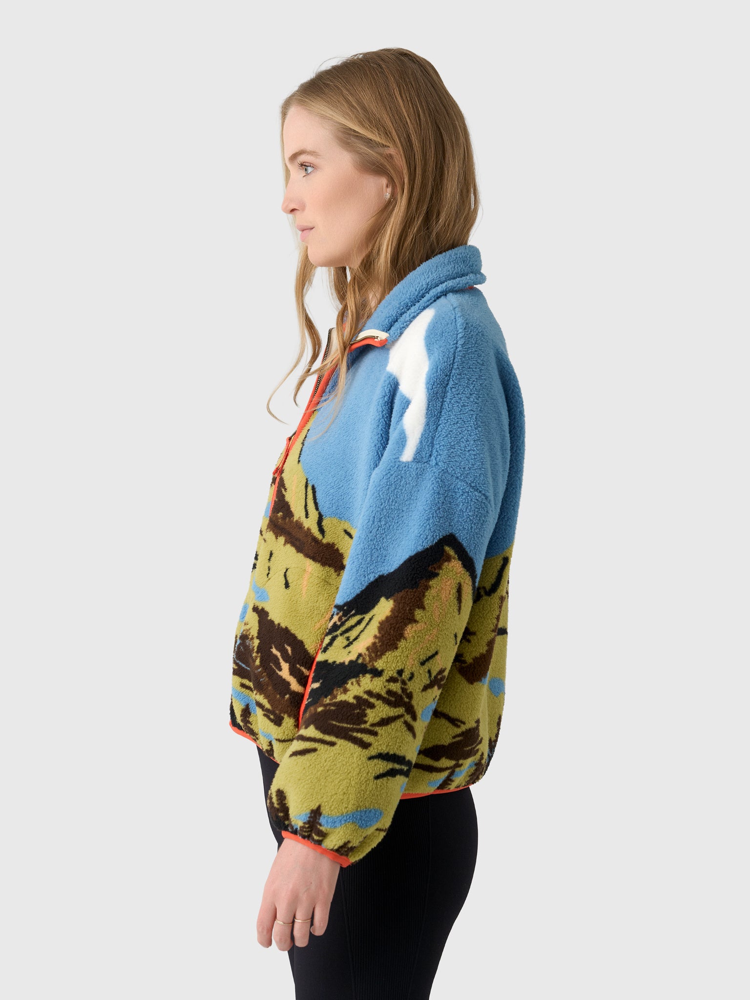 The Great Women's The Plush Terrain Full-Zip Jacket - Saint Bernard