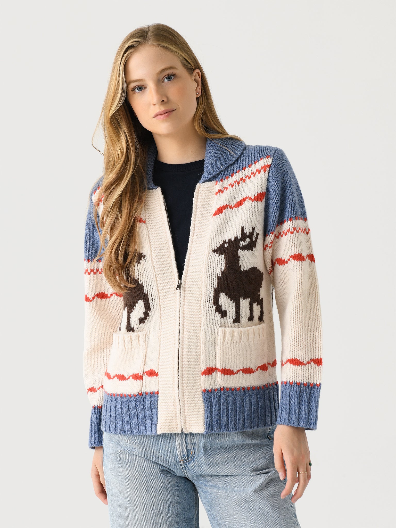 The Great Outdoors Women's The Shawl Collar Full-Zip Sweater - Saint Bernard