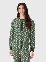 The Great Outdoors Women's The Slope Henley - Saint Bernard